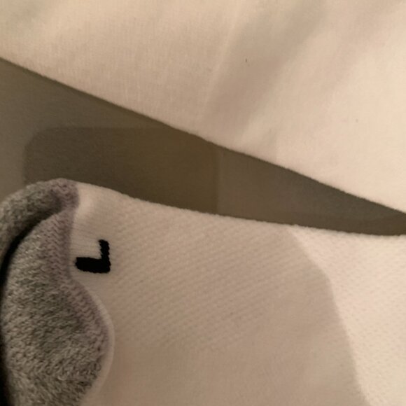 BNWT LOT OF 3 GYMSHARK NO SHOW SOCKS LIMITED EDITION LUXURY SOCKS SZ S WHITE - Picture 5 of 6